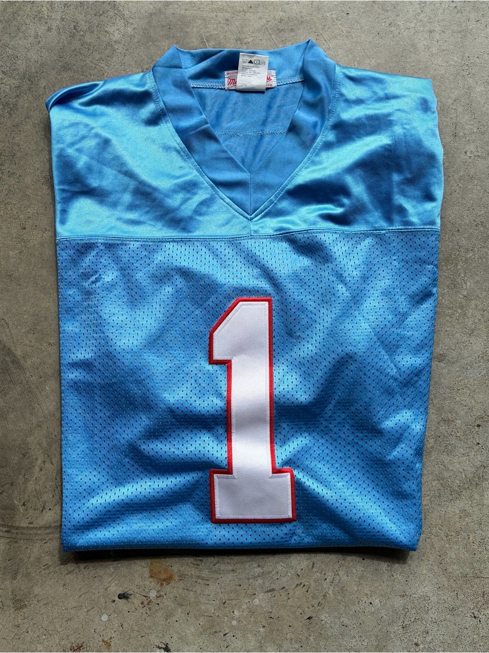 Warren Moon 1997  Mitchell & Ness Houston Oilers Men's  Legacy Jersey